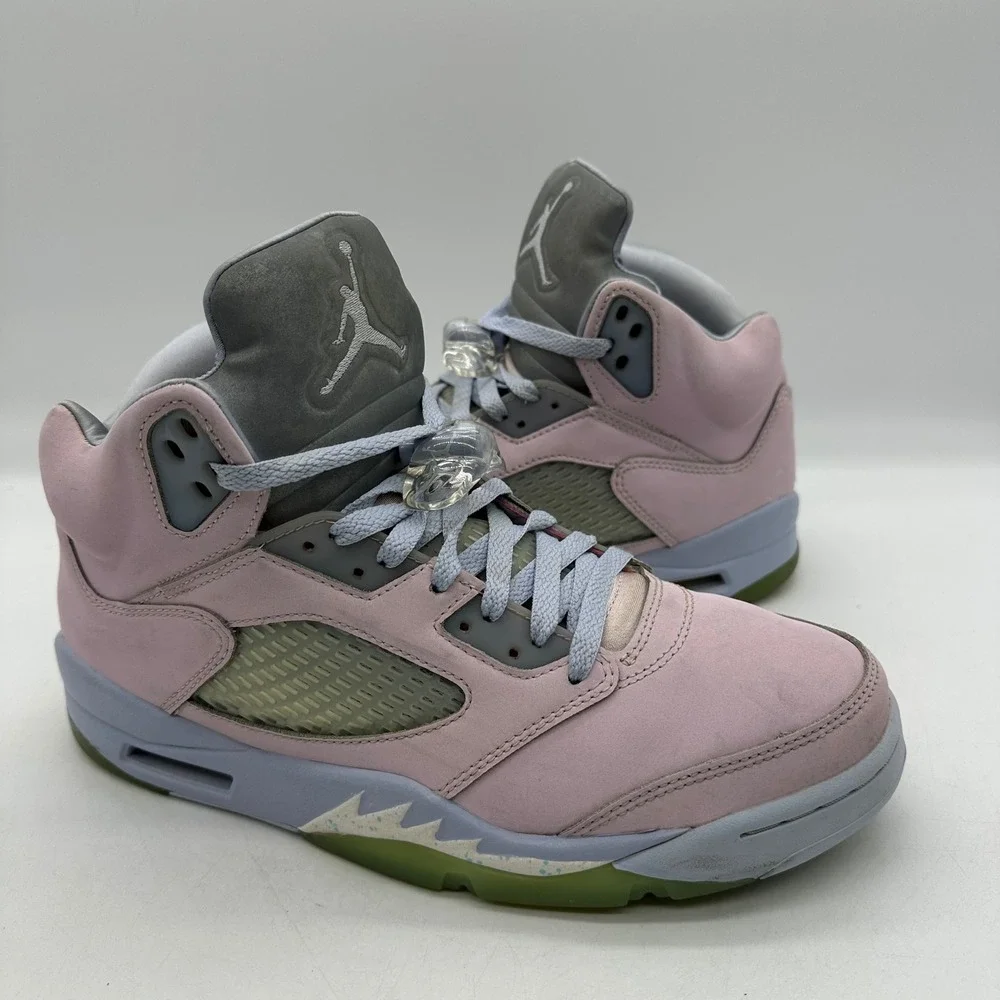 Nike DV0562-600 Mens 9.5 Regal Pink Shoes Air Jordan 5 Retro SE 